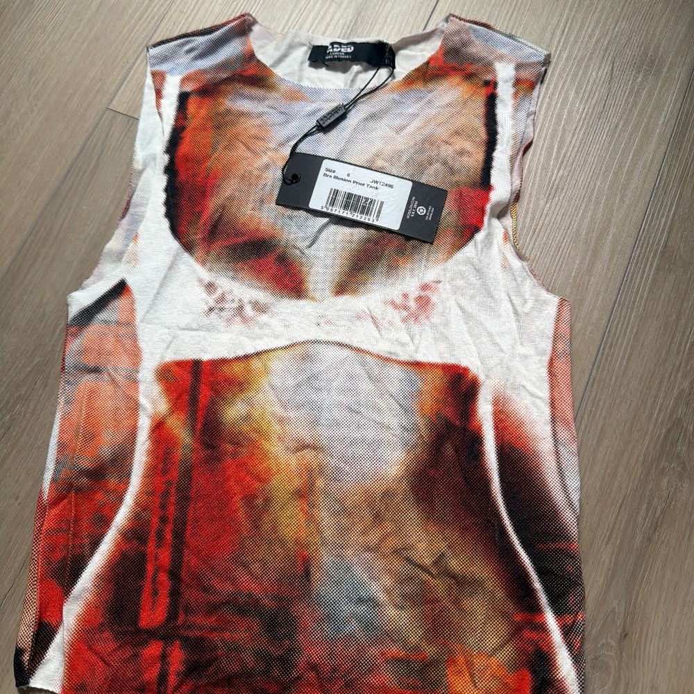 Jaded London bra illusion top